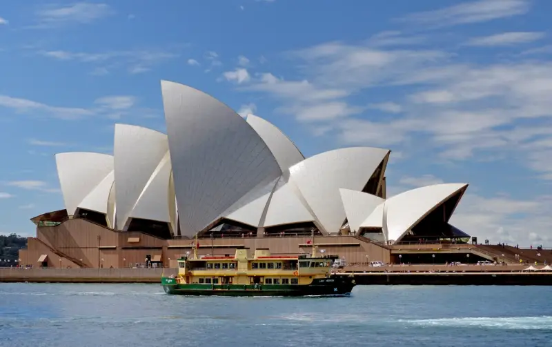 Sydney Opera House on the harbour
