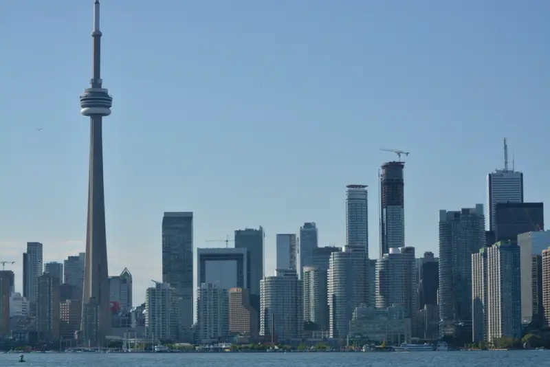 Toronto skyline with the CN Tower