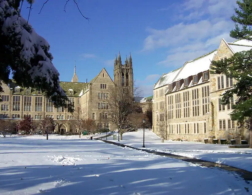 Boston College campus